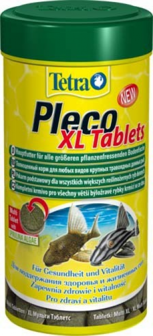 TetraPleco Tablets XL 133таб Корм для сомов и донных рыб со спирулиной