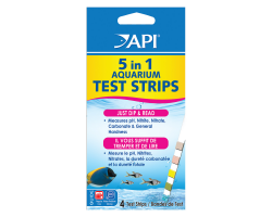 API Aquarium Test Strips 5 in 1 - Полоски для экспресс тестов аквариумной воды 5 в 1