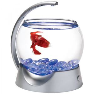 Tetra Betta Bowl 1.8л  Аквариум шар для петушков с освещением