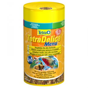 Tetra Delica Menu 100ml Смесь из 4 видов хлопьев из сублимир.микроорганизмов