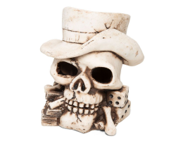 Грот Череп в шляпе 105*115*110 мм