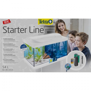 Аквариум&nbsp;Tetra&nbsp;Starter&nbsp;Line&nbsp;LED&nbsp;54л&nbsp;белый&nbsp;61x35x37см