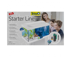 Аквариум&nbsp;Tetra&nbsp;Starter&nbsp;Line&nbsp;LED&nbsp;54л&nbsp;белый&nbsp;61x35x37см