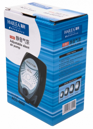 Hailea HL-ACO-6602 Компрессор аквариумный Adjustable silient 2.5 Ватта 4 литра/мин.