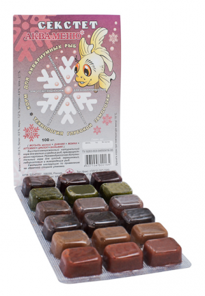 Замороженный корм Акваменю Секстет, блистер 100мл