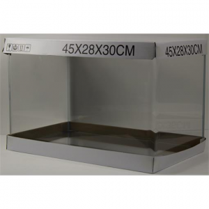 Аквариум PRIME, стекло Optiwhite, 37 л с покровным стеклом, 45*28*30 см