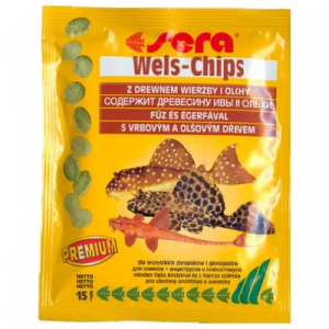 Sera Wels-chips 15гр Чипсы для сомиков