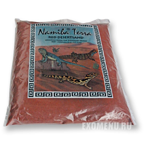 NamibaTerra грунт для террариумв "Песок красный" 0,2-1,0 мм, 5кг