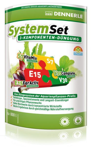 Dennerle Perfect Plant System Set Комплект препаратов для ухода за аквариумными растениями на 800л