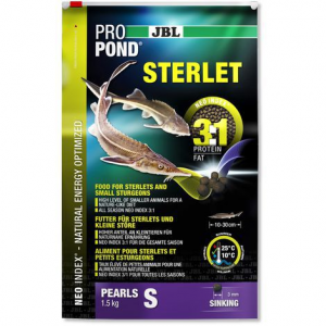 JBL Pond Sterlet S - Корм для осетровых 10-30 см в форме тонущих гранул 3мм 1,5кг