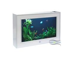 AquaAtlantis AquaPlasma 72 40литров 72х16х47 1х15w цвет серебро