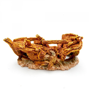 Барбус Decor 012 Лодка Gold 18х8,5 х7 см