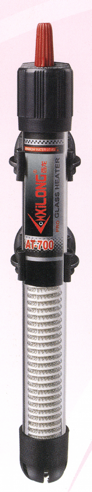 Нагреватель с терморегулятором 100 вт стеклянный, Силонг AT-700