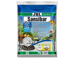 JBL Sansibar RIVER 5 кг Декоративный грунт для аквариума светлый