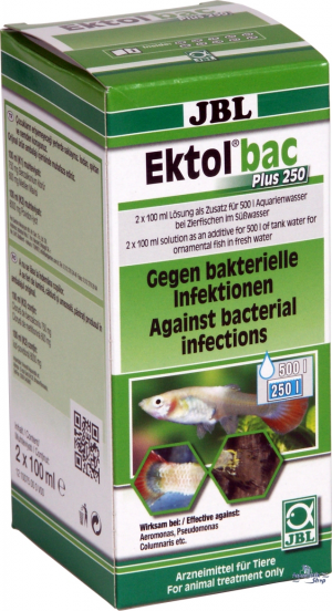 JBL Ekto bac Plus 200мл - Препарат против бактериальных инфекций 200ml на 1000л
