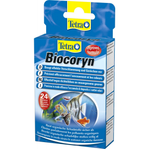 Tetra Aqua BIOCORYN 24 капсулы - Кондиционер для разложения органики