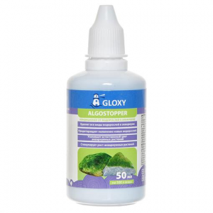 Gloxy Algostopper 50 мл Кондиционер от водорослей в аквариуме