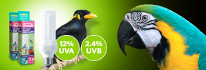 Arcadia Puresun Compact Bird Lamp E27 -  Лампа для птиц  30% UVA, 2.4% UVB