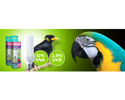 Arcadia Puresun Compact Bird Lamp E27 -  Лампа для птиц  30% UVA, 2.4% UVB