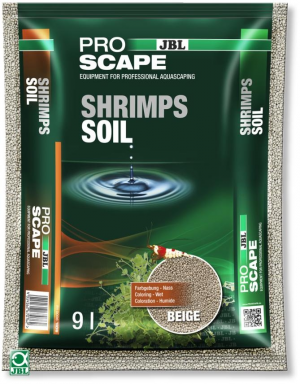 JBL ProScape ShrimpsSoil BEIGE 9 л - Питательный грунт для аквариумов c креветками бежевый