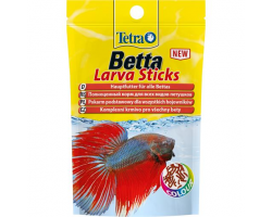 Tetra Betta Larva Sticks 5г Корм для бойцовых, имитация мотыля