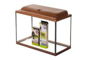 AquaPlus 72 (600х300х400)  Аквариум  прямоугол свет STD 1х15Вт орех+оборудование