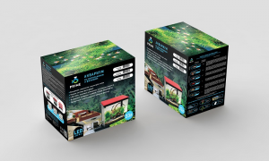 Аквариум PRIME, 33л, белый, с LED светильником, фильтром и кормушкой