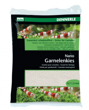 Dennerle Nano Garnelenkies (белый) фракция 0.7-1.2мм 2кг