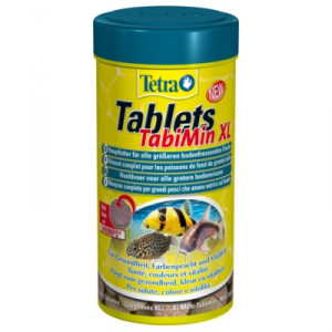 Tetra Tablets TabiMin XL 133таблетки Корм для всех видов донных рыб крупные двухцветные таблетки