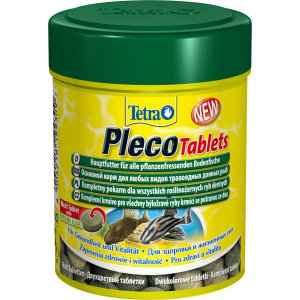 TetraPleco Tablets 120таб Корм для сомов и донных рыб со спирулиной