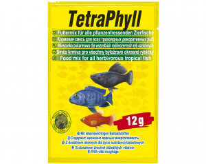 Tetra Phyll  12гр Корм для всех видов рыб, растительные хлопья