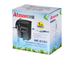 Фильтр рюкзачный Atman HF-0100 190 л/ч, 3 W, для аквариумов до 20л