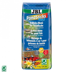 JBL PondSticks 4in1  Комплексный корм в форме палочек для прудовых рыб 5 кг 31,5 литр